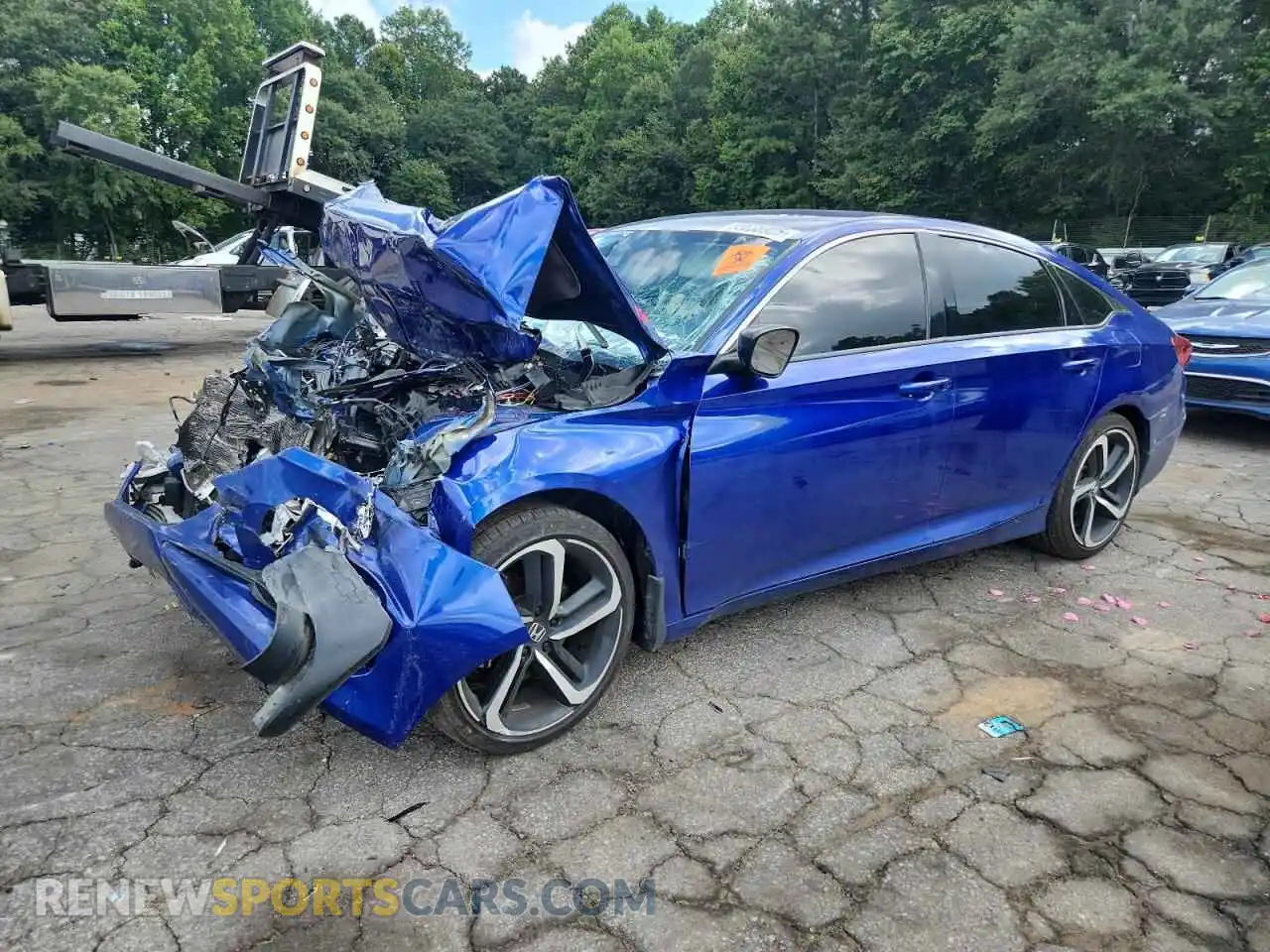 1 fotografías del automóvil dañado 1HGCV1F48MA068921 HONDA ACCORD 2021