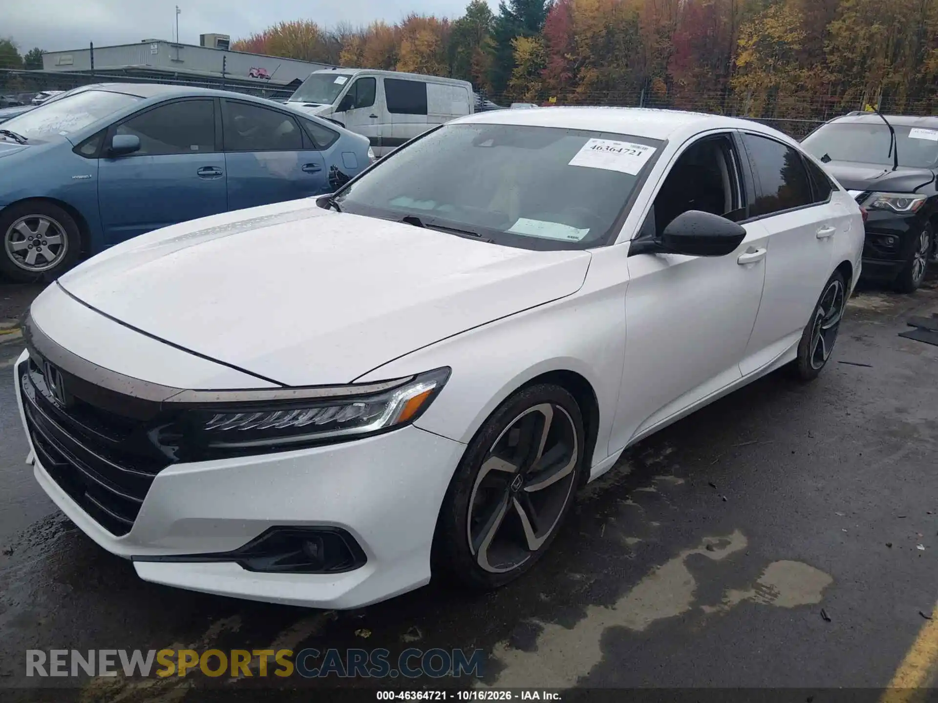 2 Photograph of a damaged car 1HGCV1F48MA085007 HONDA ACCORD 2021