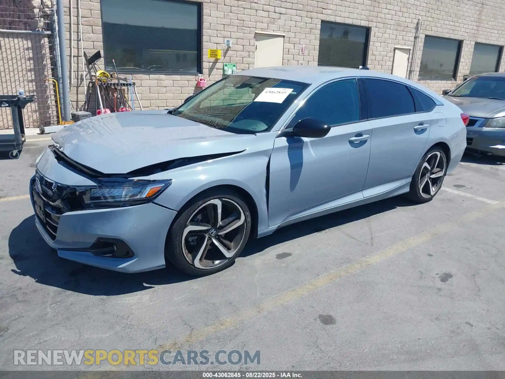 2 Photograph of a damaged car 1HGCV1F48MA118491 HONDA ACCORD 2021