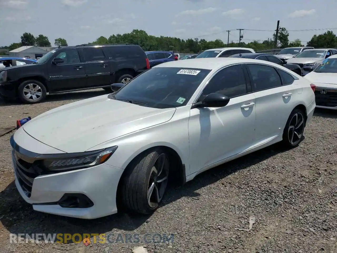 1 Photograph of a damaged car 1HGCV1F49MA019775 HONDA ACCORD 2021