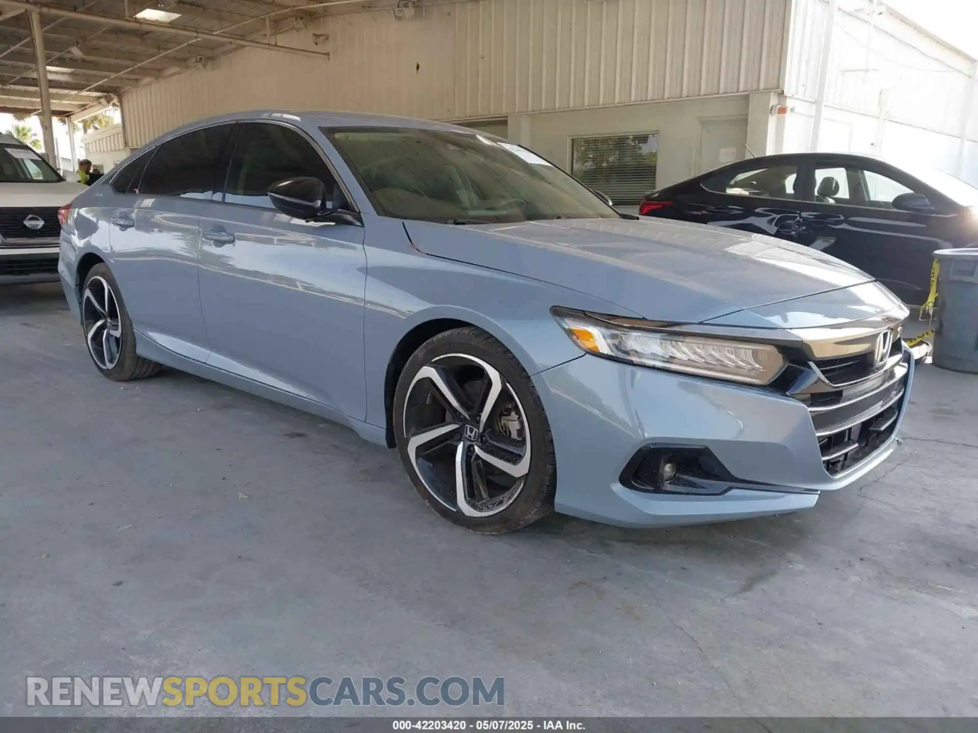 1 Photograph of a damaged car 1HGCV1F49MA056700 HONDA ACCORD 2021