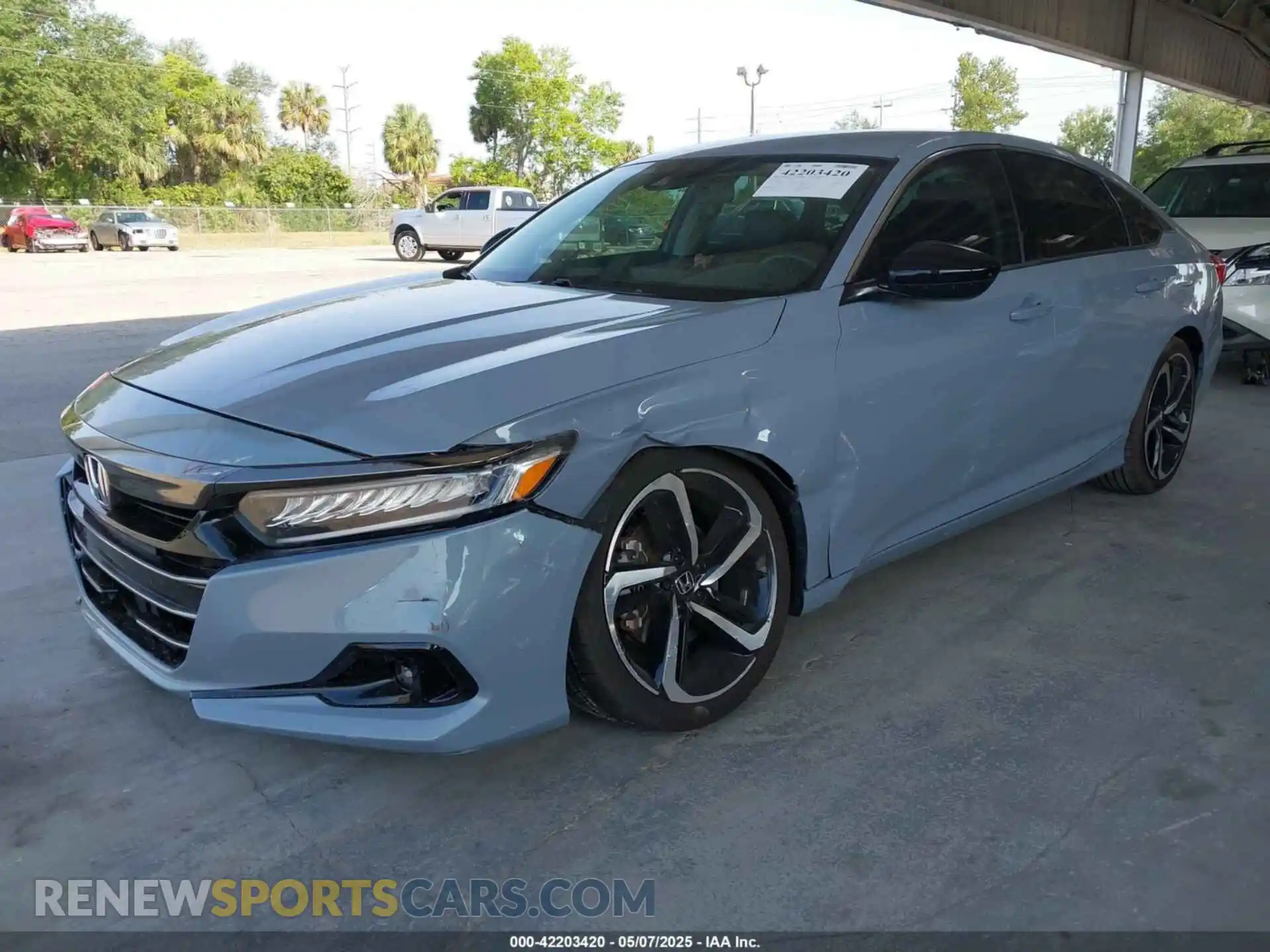 2 Photograph of a damaged car 1HGCV1F49MA056700 HONDA ACCORD 2021