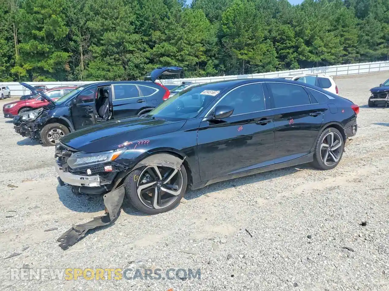 1 Photograph of a damaged car 1HGCV1F49MA069141 HONDA ACCORD 2021