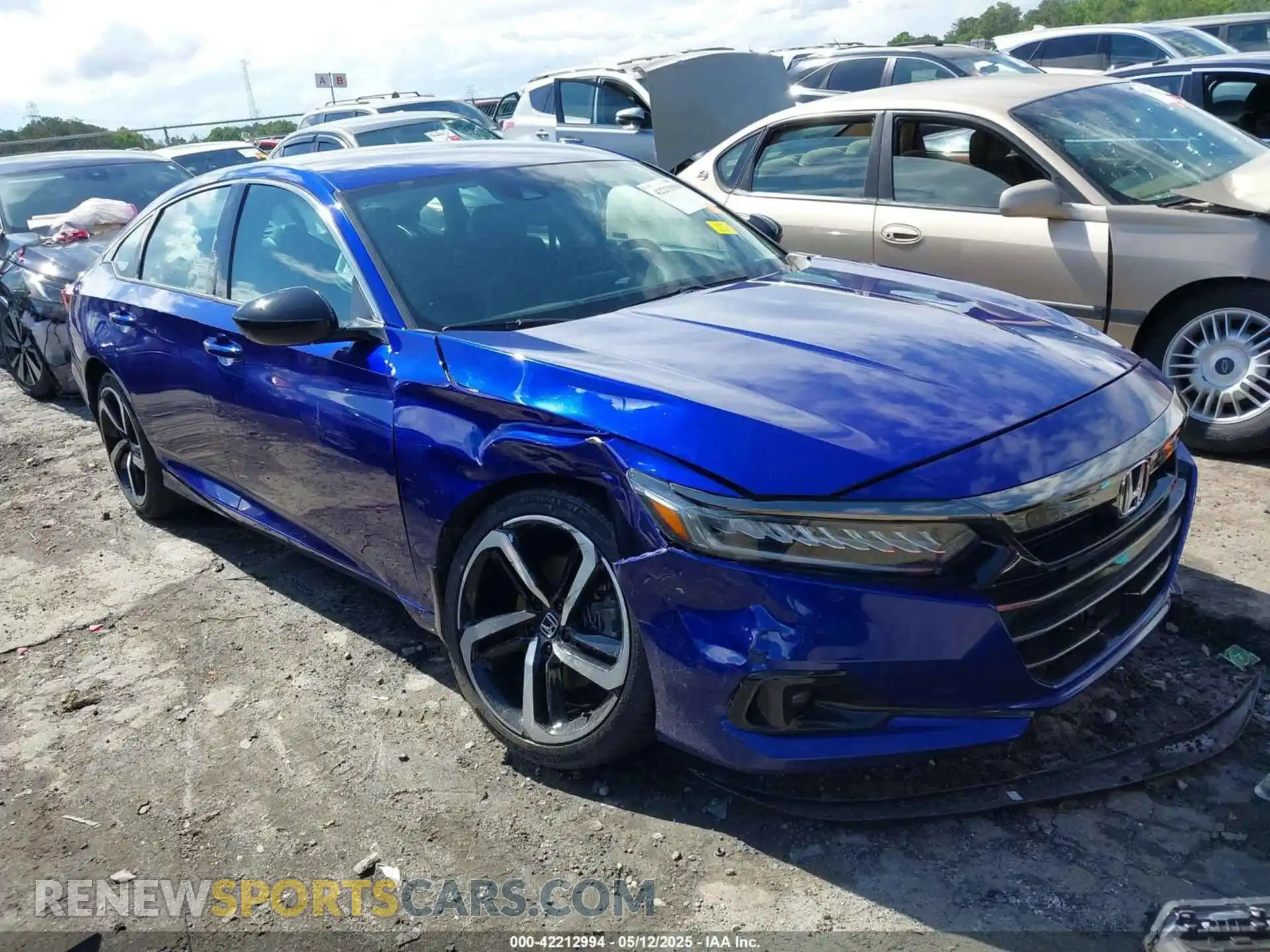 1 Photograph of a damaged car 1HGCV1F49MA073755 HONDA ACCORD 2021