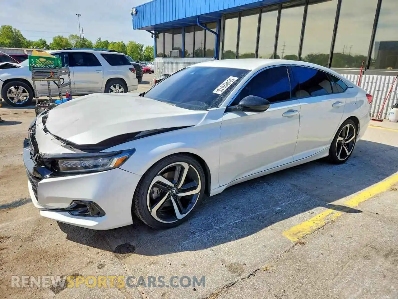 1 Photograph of a damaged car 1HGCV1F49MA082990 HONDA ACCORD 2021