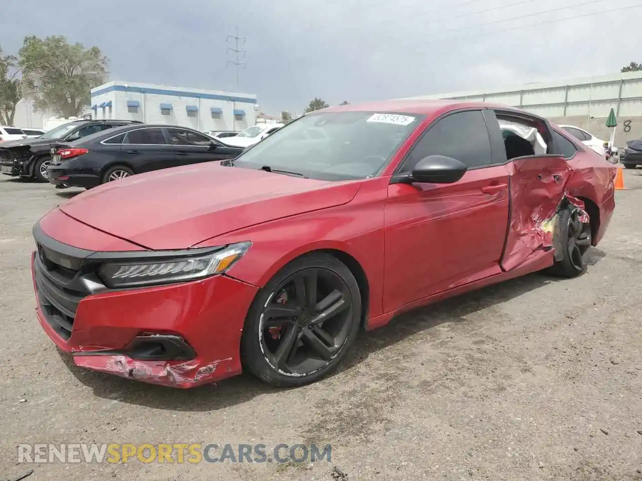 1 Photograph of a damaged car 1HGCV1F49MA091365 HONDA ACCORD 2021