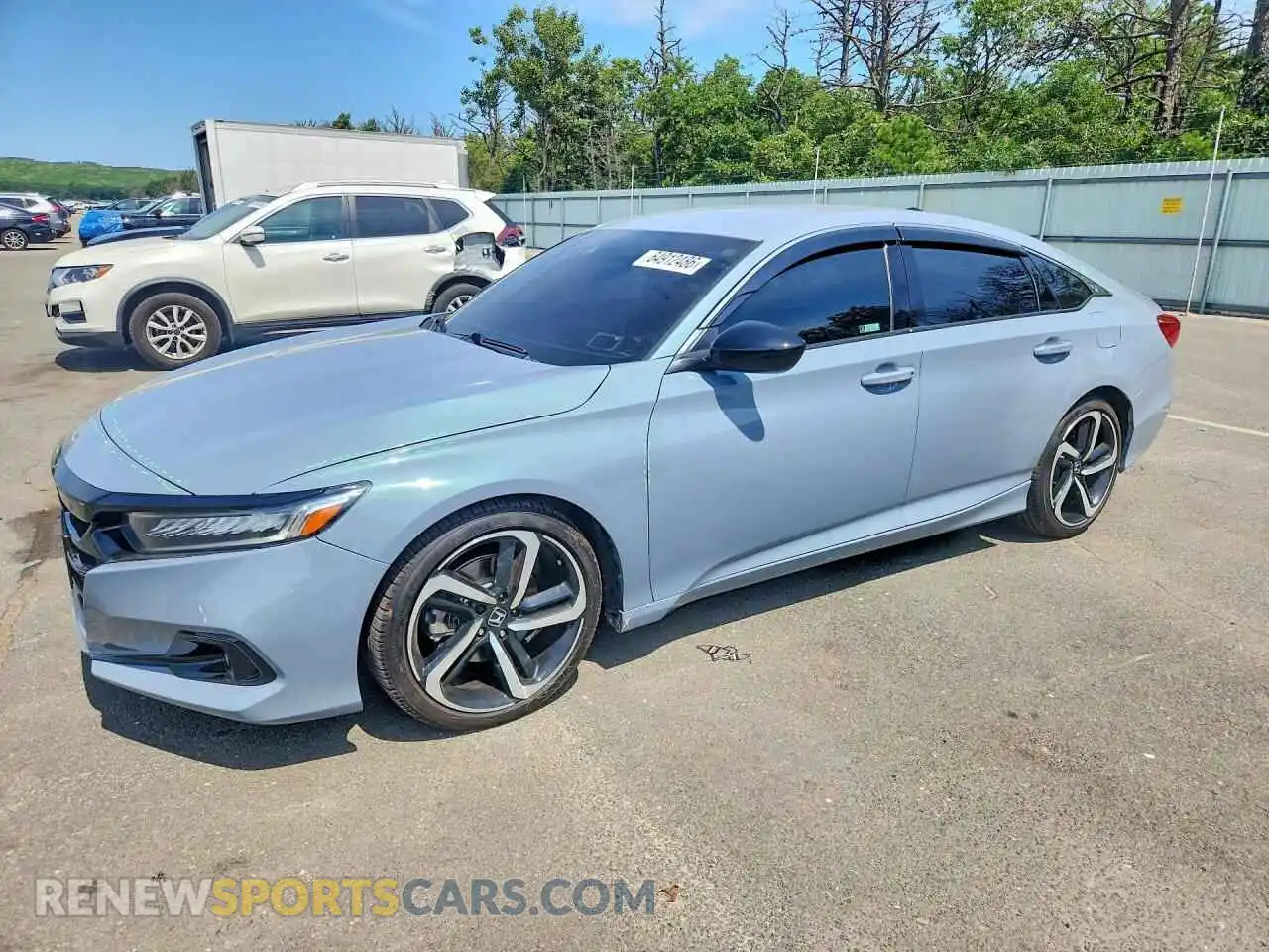 1 Photograph of a damaged car 1HGCV1F49MA116040 HONDA ACCORD 2021