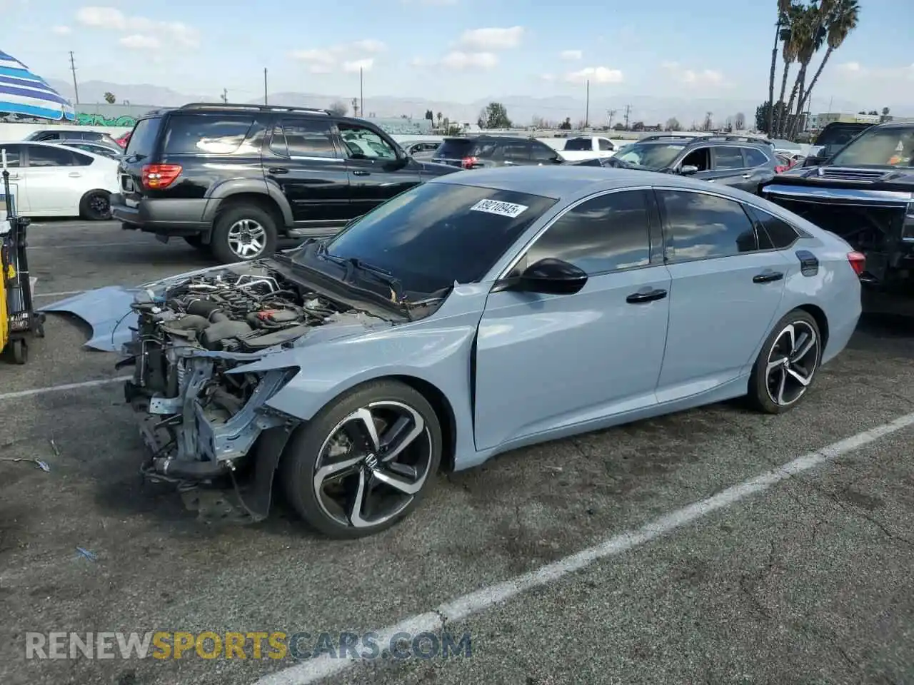 1 Photograph of a damaged car 1HGCV1F49MA123117 HONDA ACCORD 2021