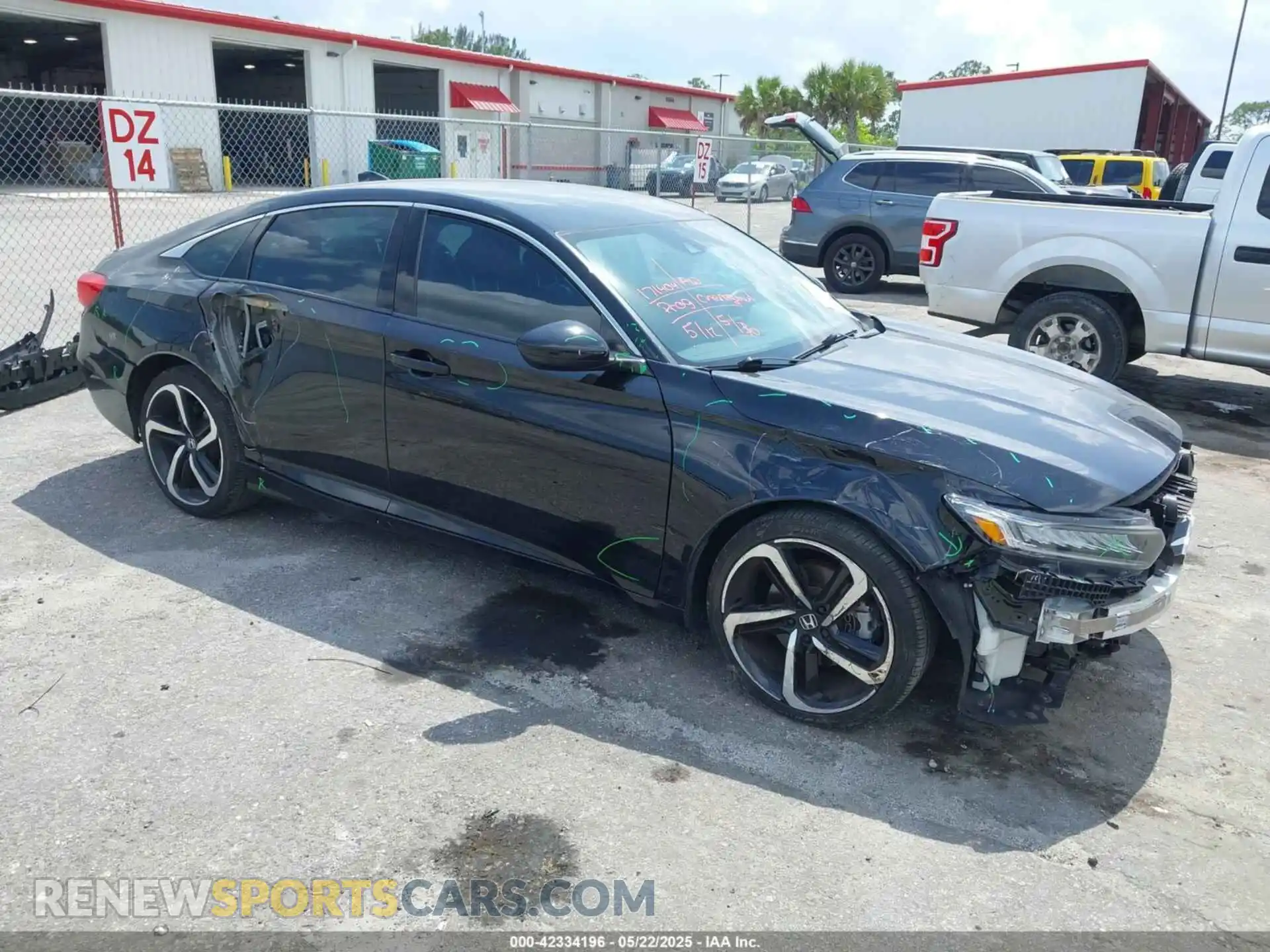 1 Photograph of a damaged car 1HGCV1F4XMA043146 HONDA ACCORD 2021
