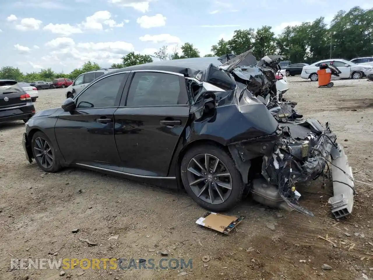 2 Photograph of a damaged car 1HGCV1F50MA048753 HONDA ACCORD 2021