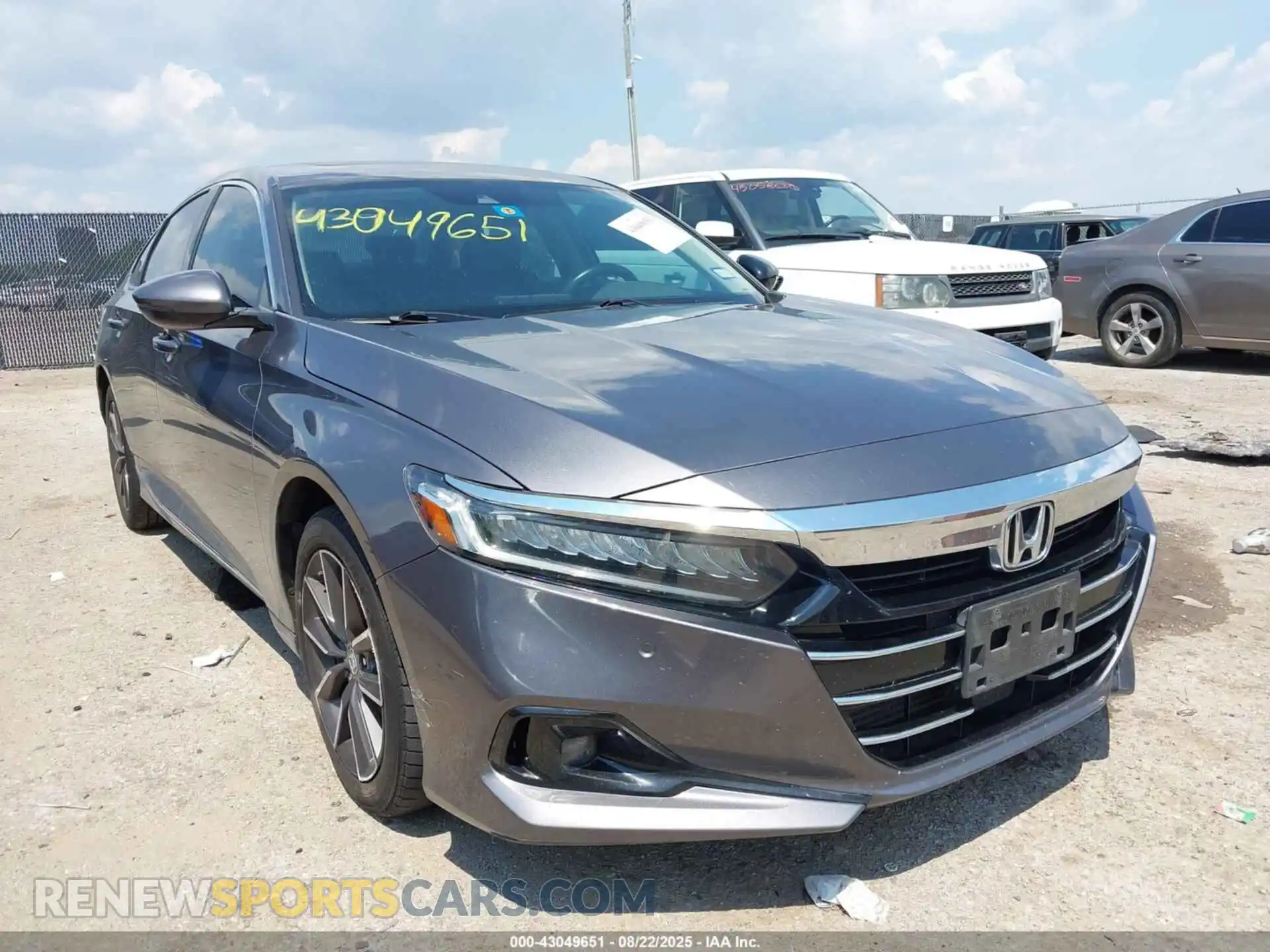 1 Photograph of a damaged car 1HGCV1F50MA078593 HONDA ACCORD 2021