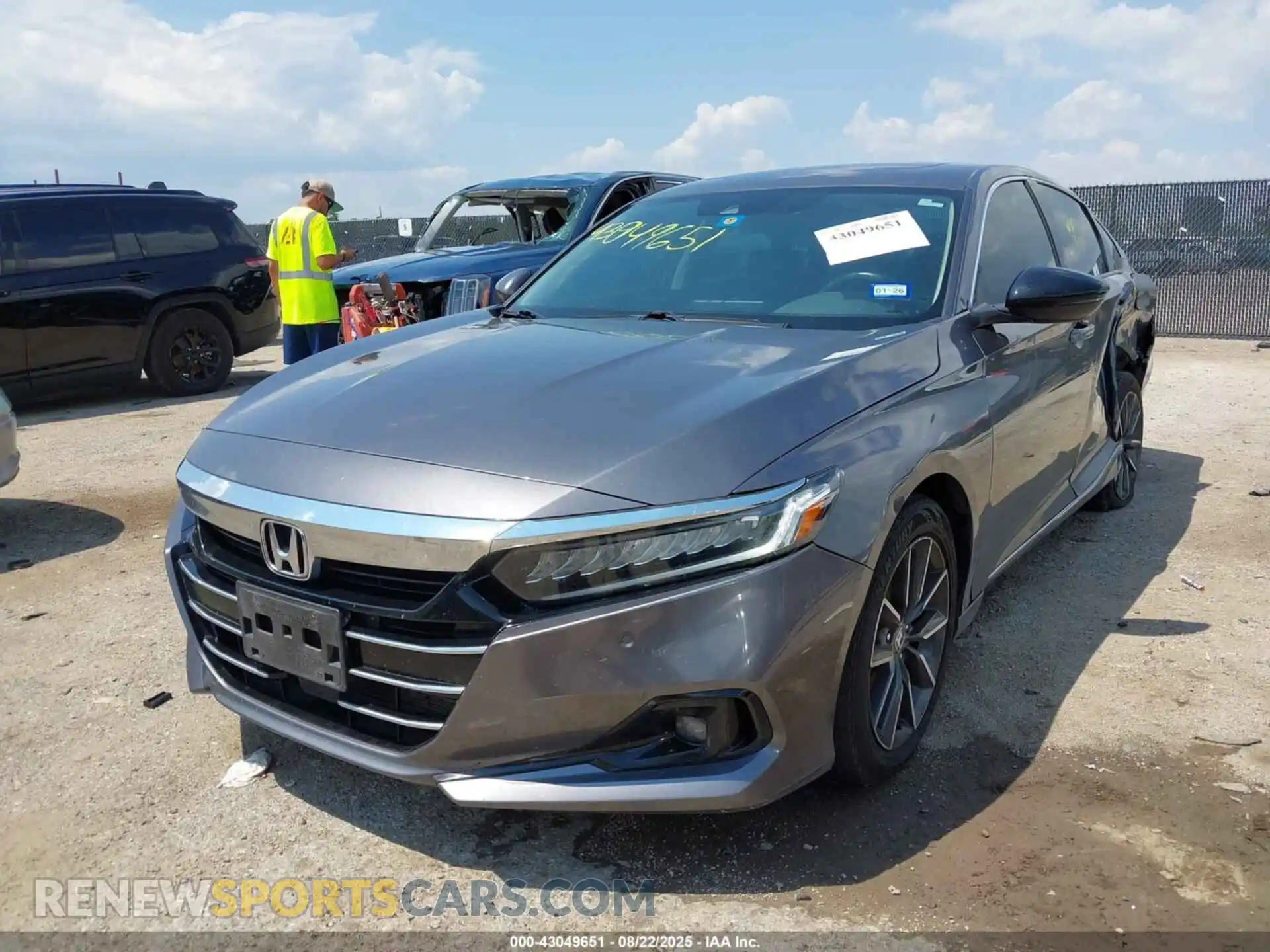 2 Photograph of a damaged car 1HGCV1F50MA078593 HONDA ACCORD 2021