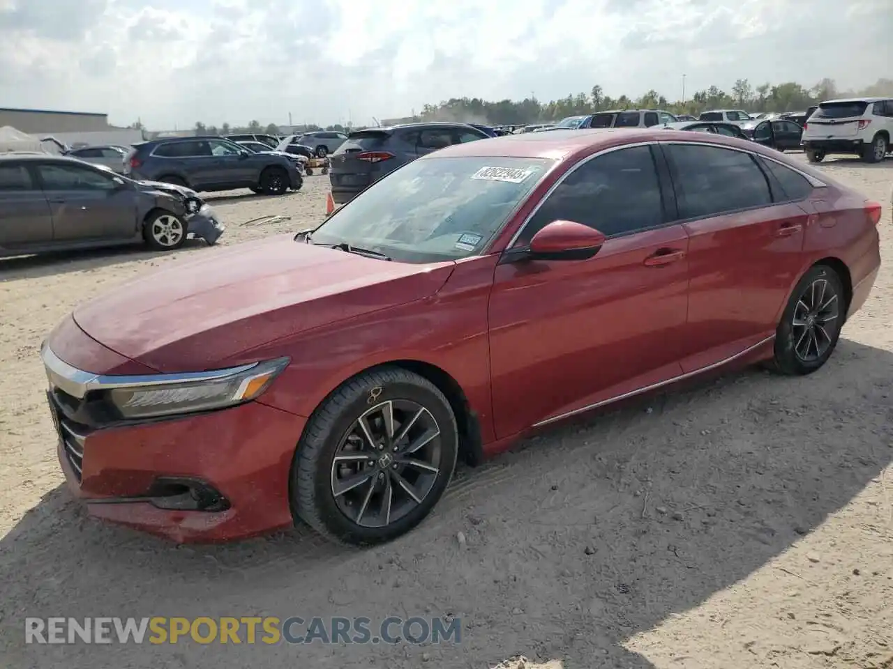 1 Photograph of a damaged car 1HGCV1F51MA003014 HONDA ACCORD 2021
