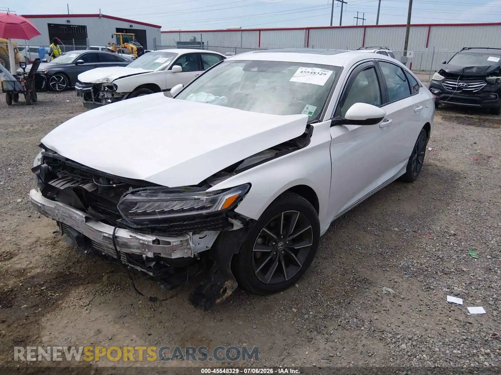 2 Photograph of a damaged car 1HGCV1F51MA018242 HONDA ACCORD 2021