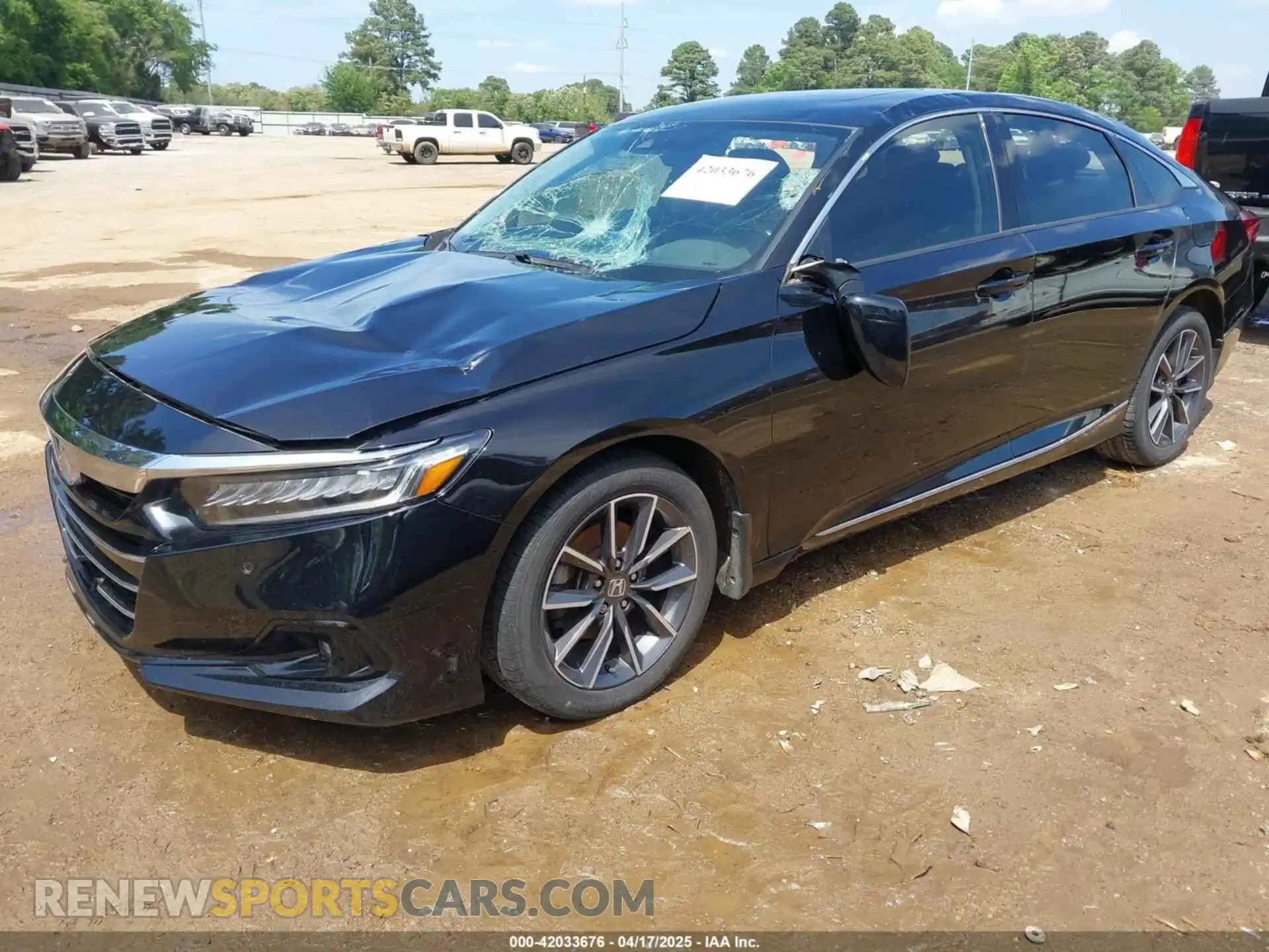 2 Photograph of a damaged car 1HGCV1F52MA117510 HONDA ACCORD 2021
