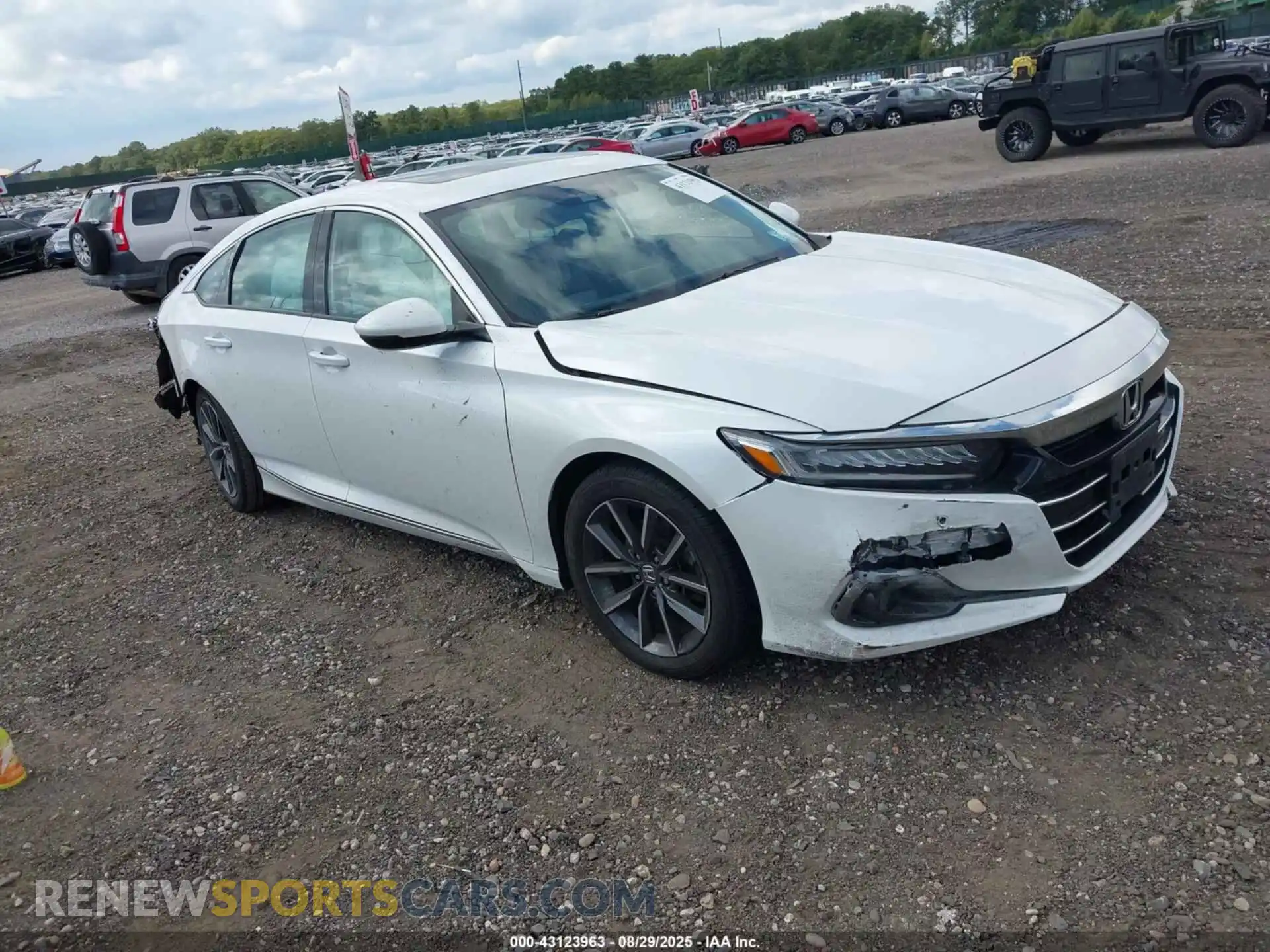1 Photograph of a damaged car 1HGCV1F52MA117975 HONDA ACCORD 2021