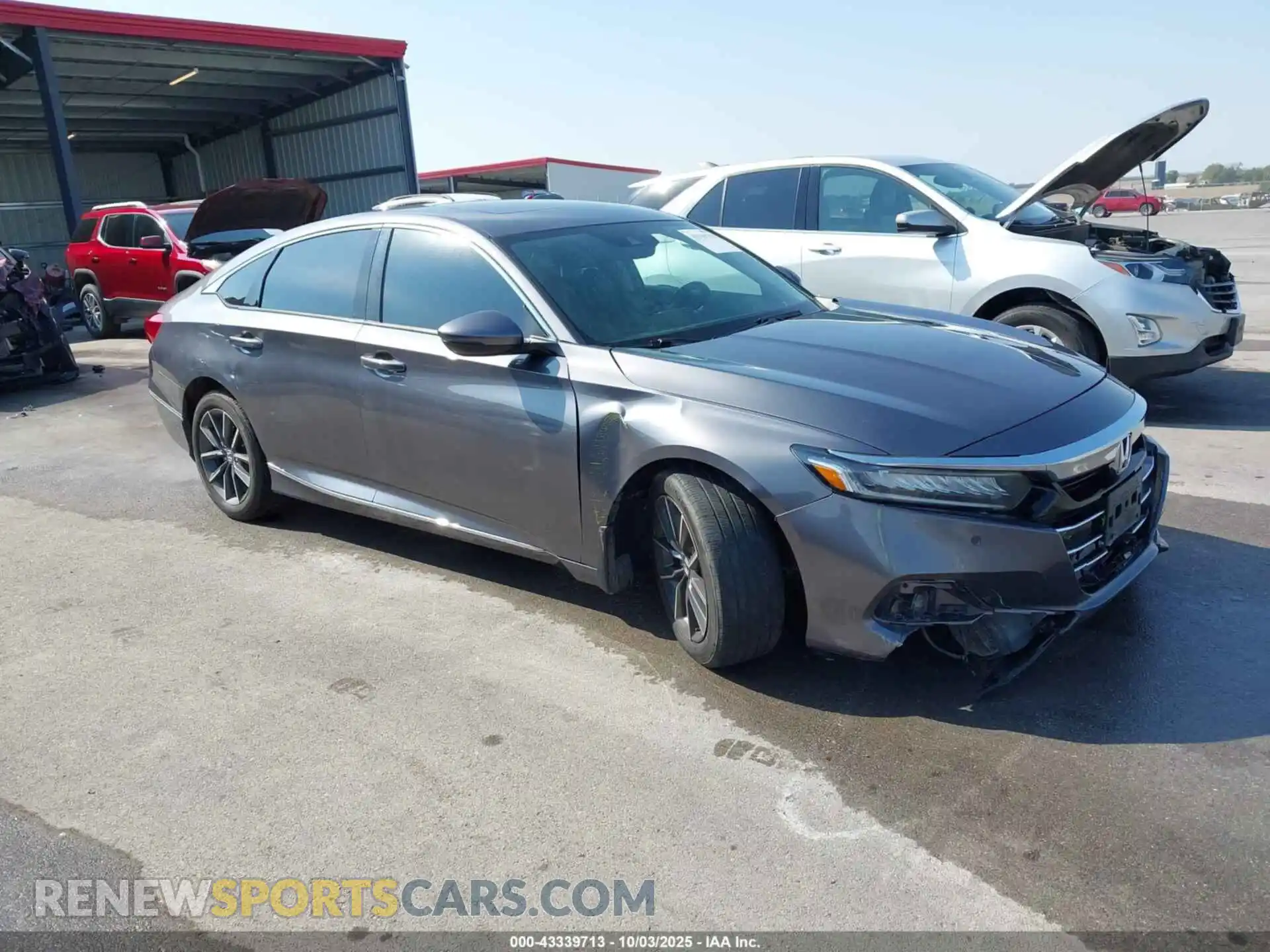 1 Photograph of a damaged car 1HGCV1F53MA007226 HONDA ACCORD 2021