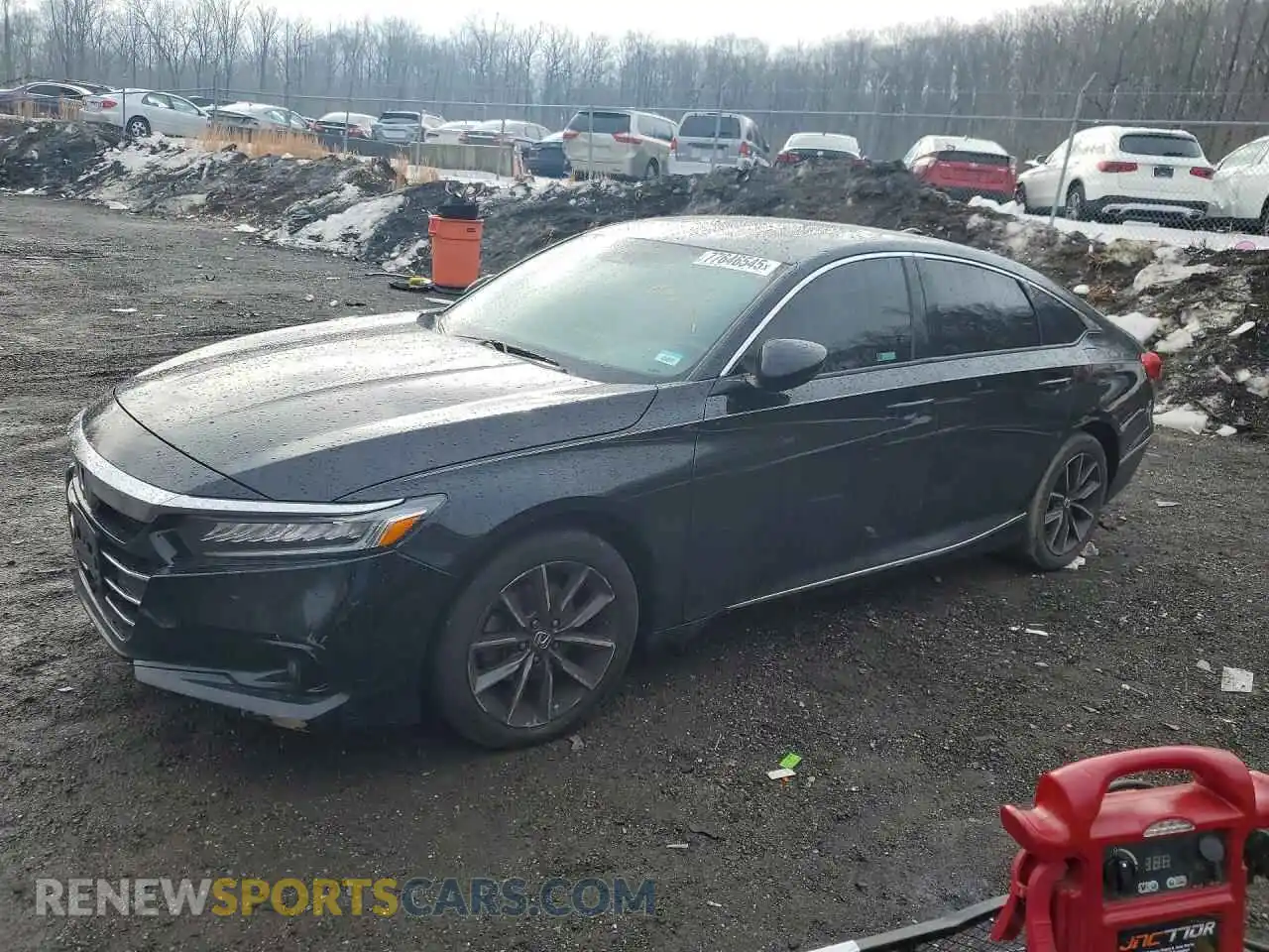 1 Photograph of a damaged car 1HGCV1F54MA019305 HONDA ACCORD 2021