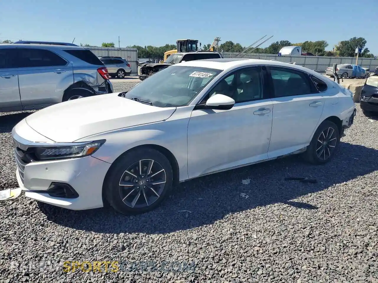 1 Photograph of a damaged car 1HGCV1F54MA085448 HONDA ACCORD 2021