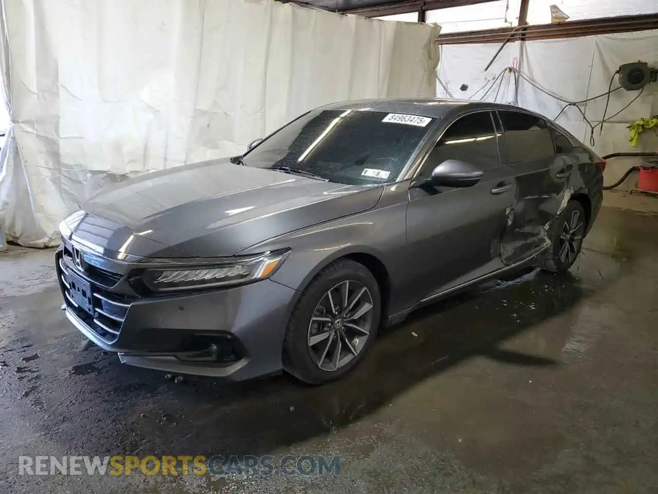 1 Фотография поврежденного автомобиля 1HGCV1F54MA091590 HONDA ACCORD 2021