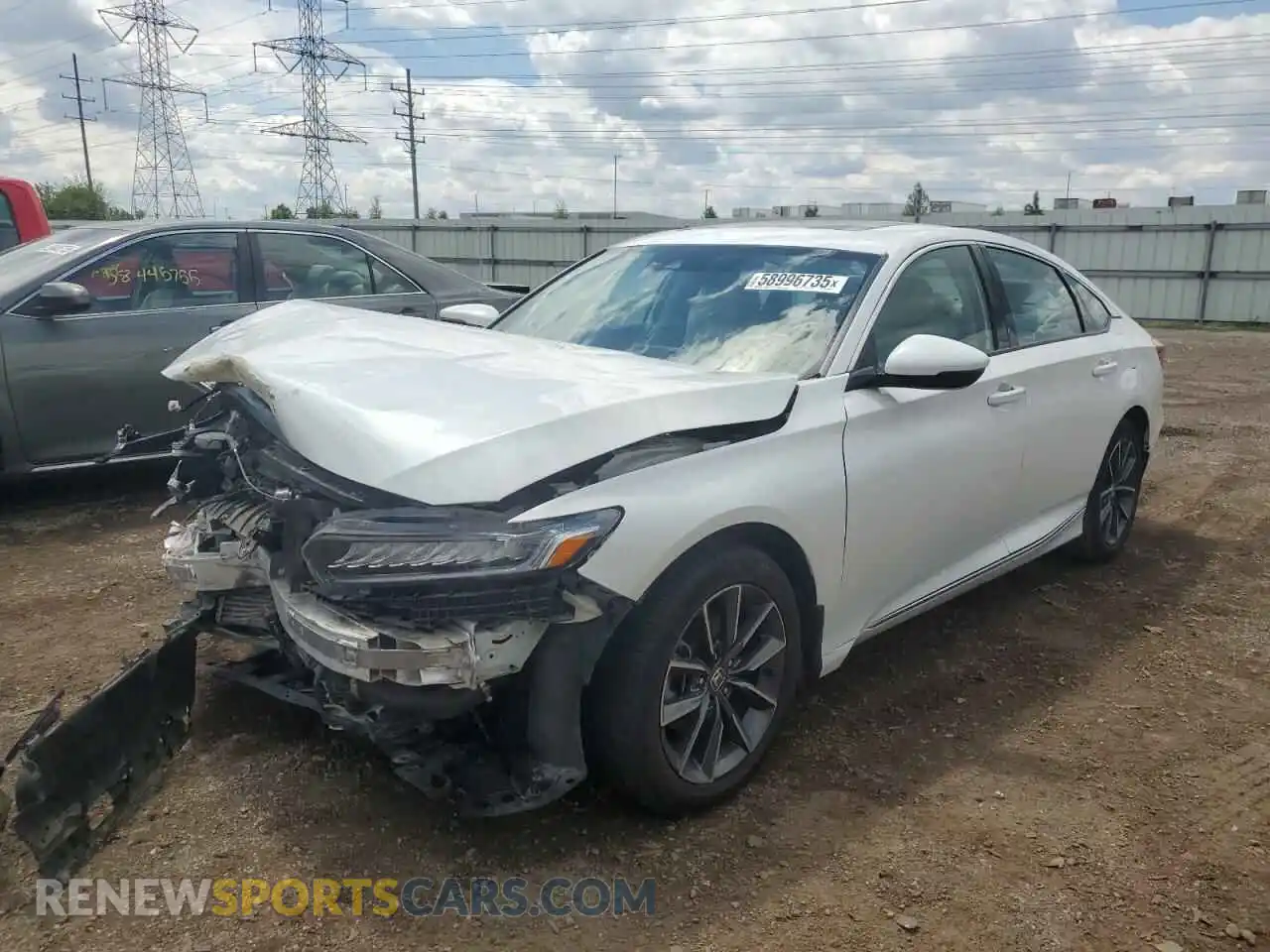 1 Photograph of a damaged car 1HGCV1F55MA039272 HONDA ACCORD 2021