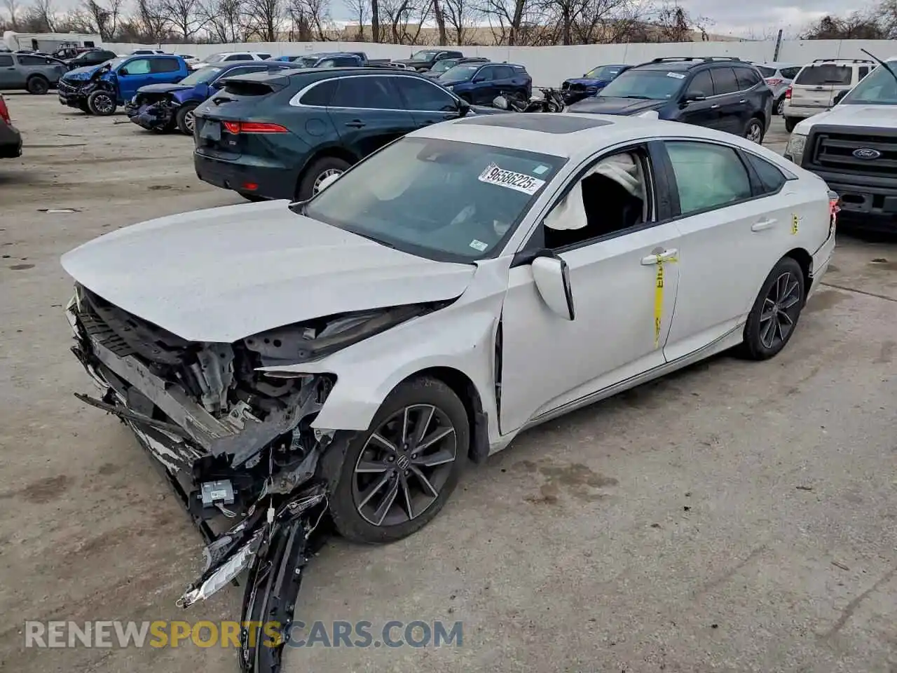1 Photograph of a damaged car 1HGCV1F55MA076578 HONDA ACCORD 2021
