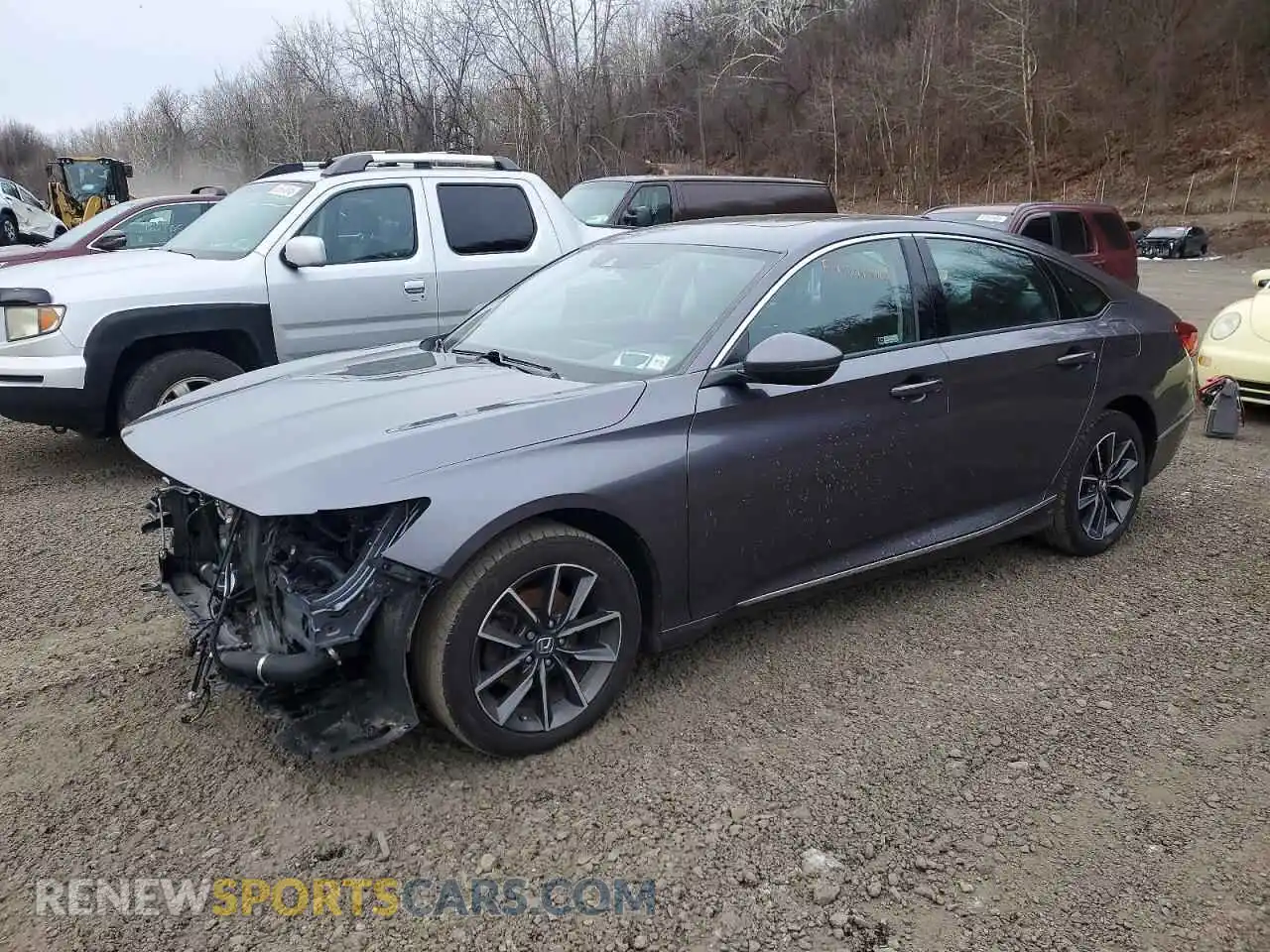 1 Photograph of a damaged car 1HGCV1F55MA092022 HONDA ACCORD 2021