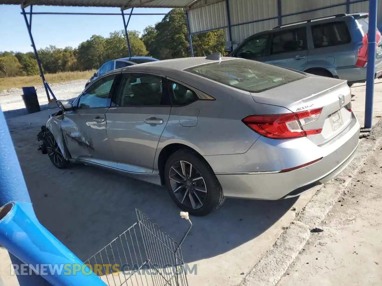 2 Photograph of a damaged car 1HGCV1F55MA110406 HONDA ACCORD 2021
