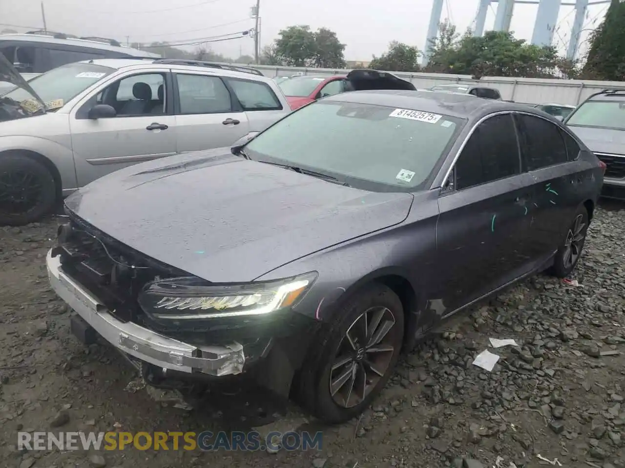 1 fotografías del automóvil dañado 1HGCV1F56MA012422 HONDA ACCORD 2021