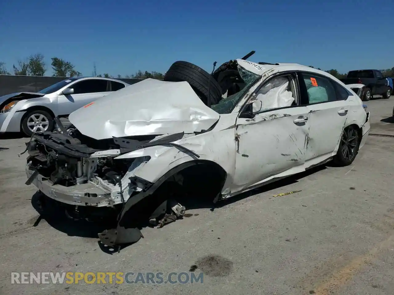 1 Photograph of a damaged car 1HGCV1F57MA022800 HONDA ACCORD 2021