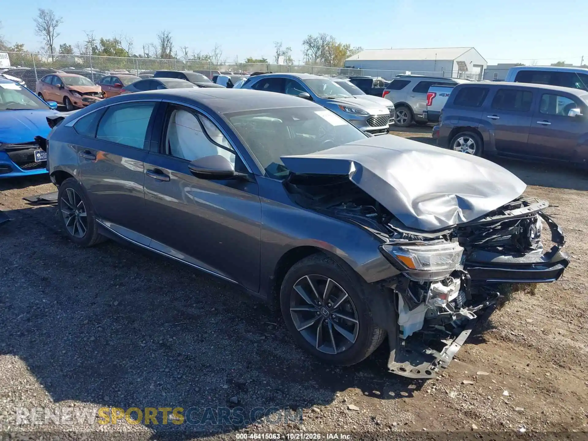 1 Photograph of a damaged car 1HGCV1F57MA060687 HONDA ACCORD 2021