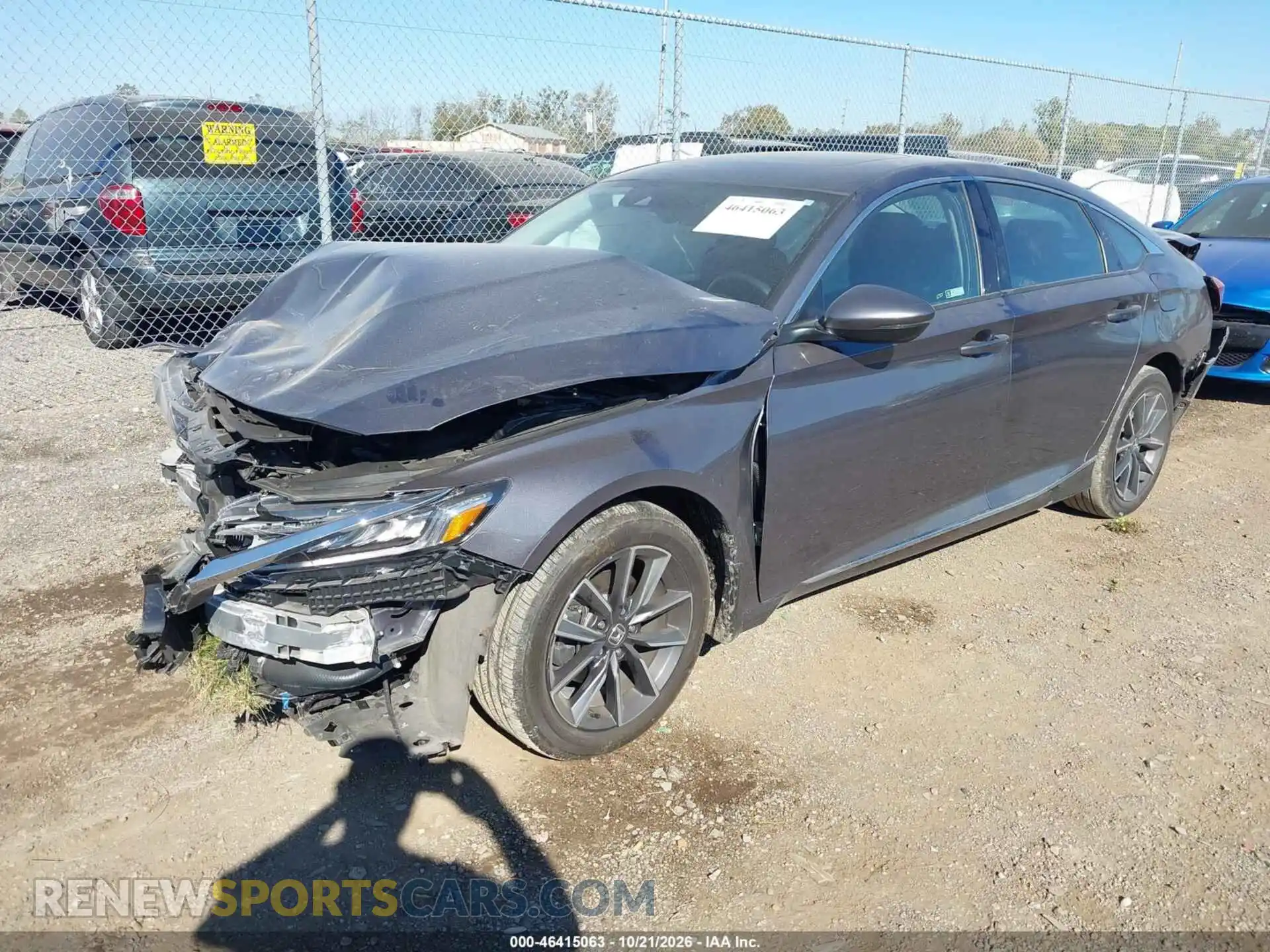 2 Photograph of a damaged car 1HGCV1F57MA060687 HONDA ACCORD 2021