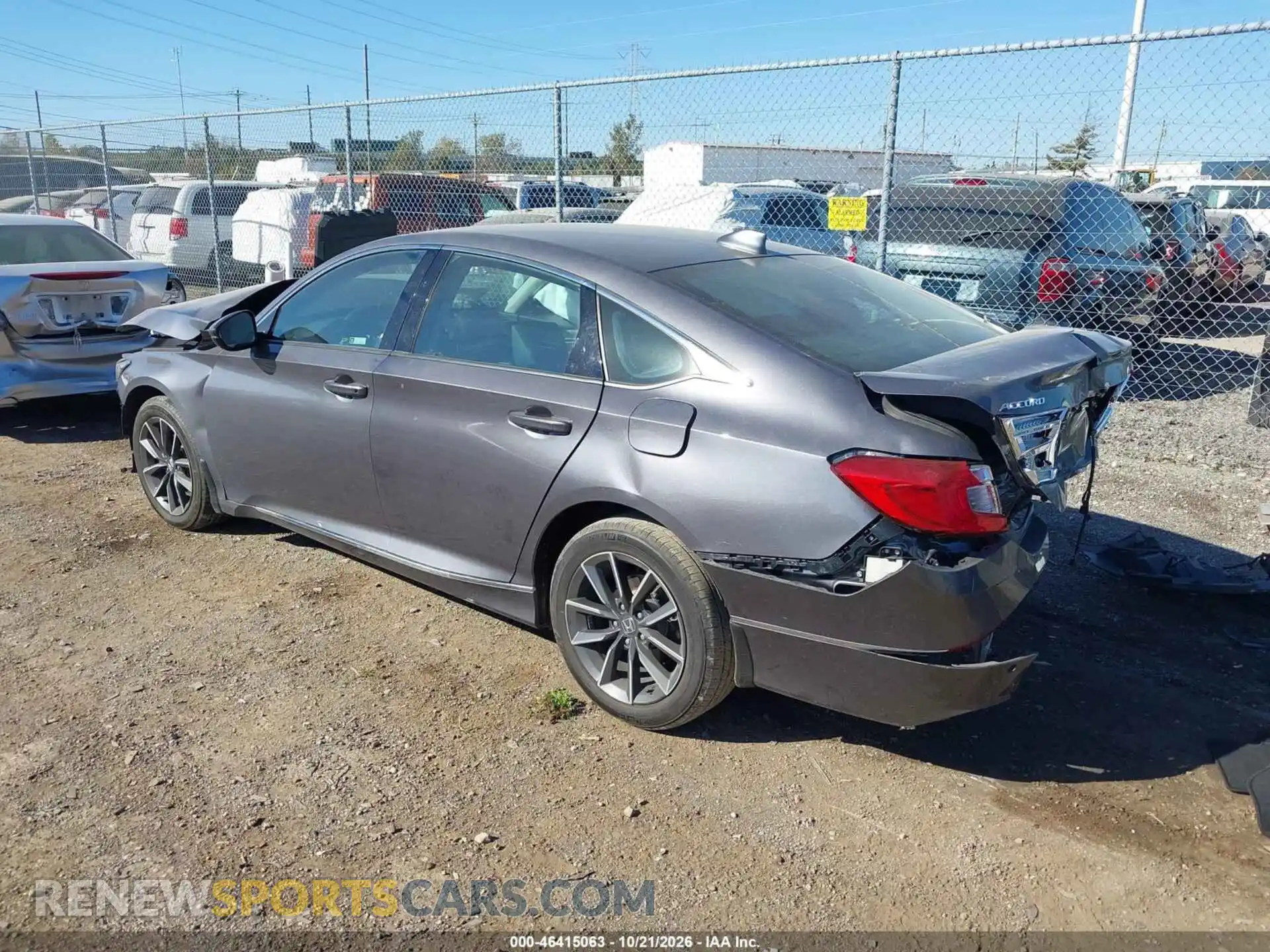 3 Photograph of a damaged car 1HGCV1F57MA060687 HONDA ACCORD 2021
