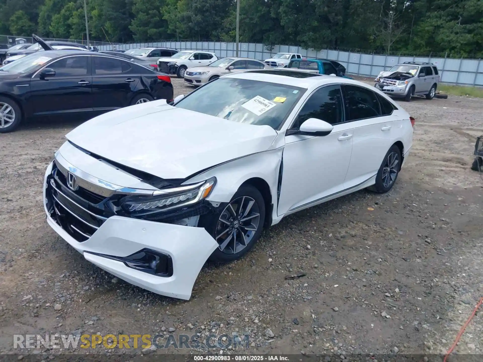 2 Photograph of a damaged car 1HGCV1F57MA117955 HONDA ACCORD 2021
