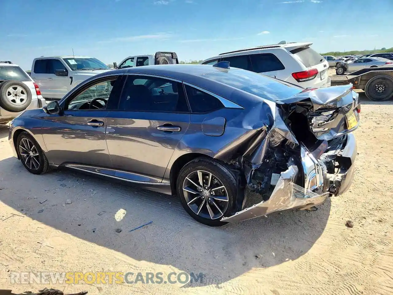 2 fotografías del automóvil dañado 1HGCV1F58MA032459 HONDA ACCORD 2021