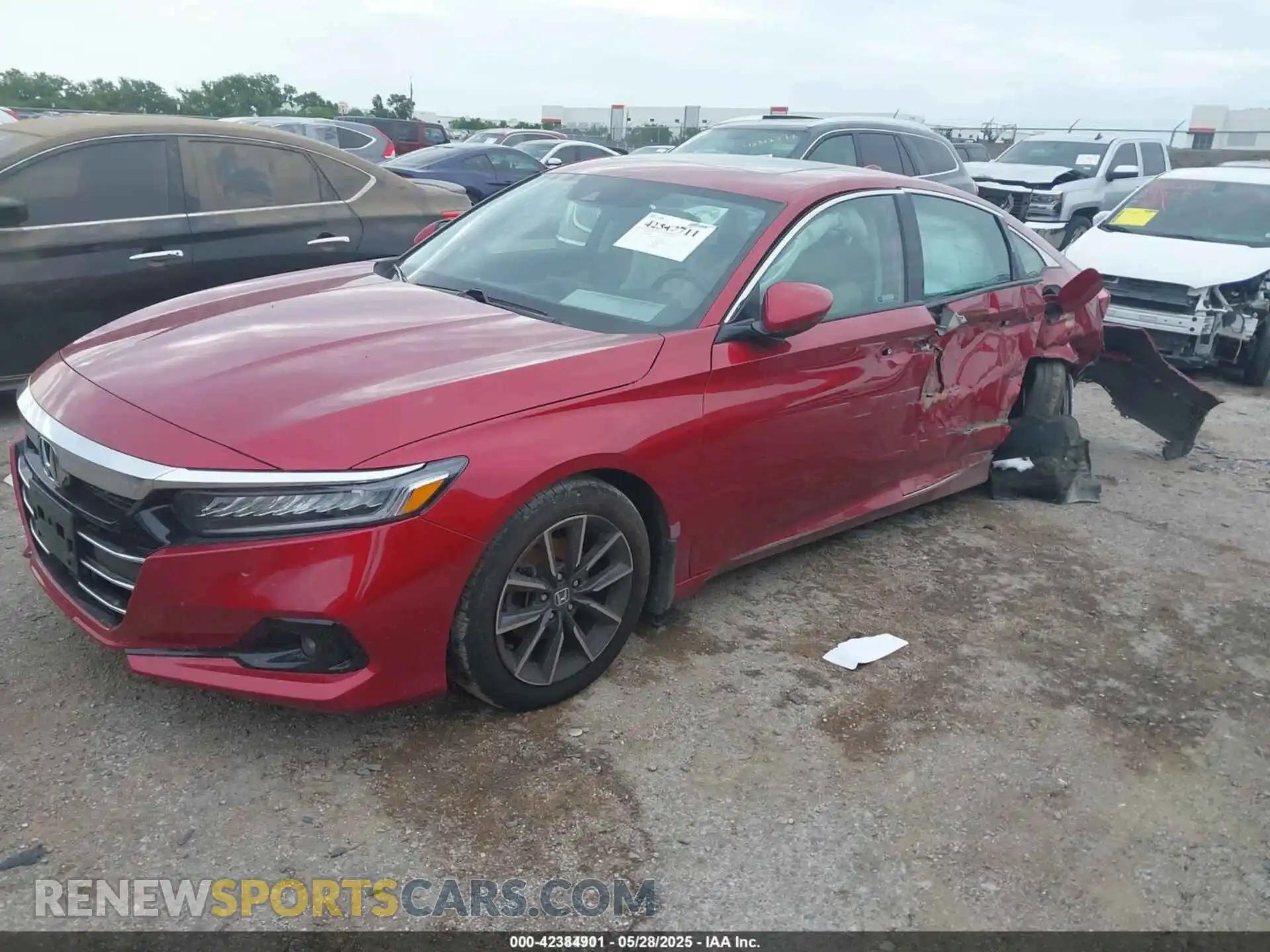 2 Photograph of a damaged car 1HGCV1F58MA100808 HONDA ACCORD 2021