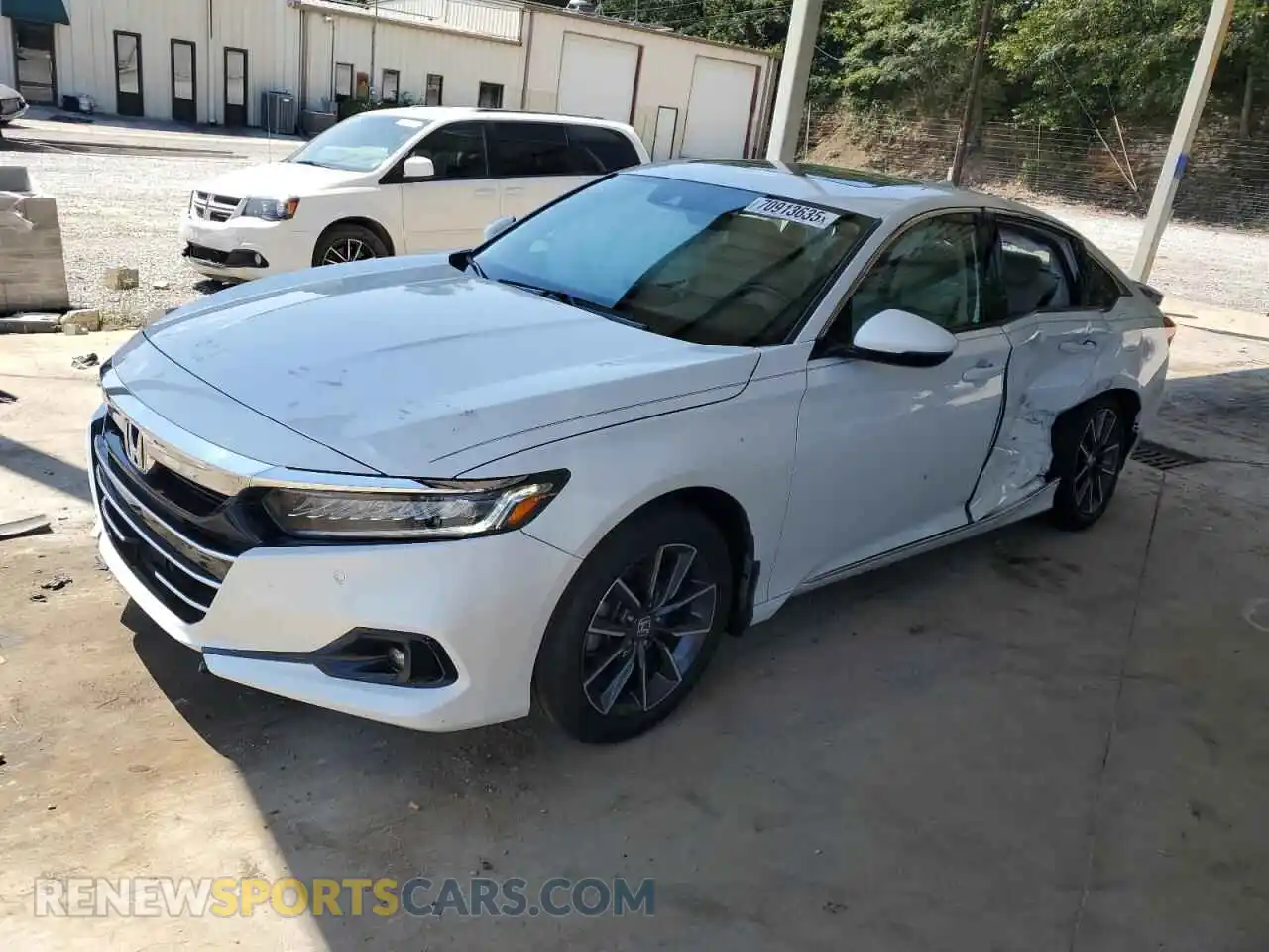 1 Photograph of a damaged car 1HGCV1F59MA052607 HONDA ACCORD 2021
