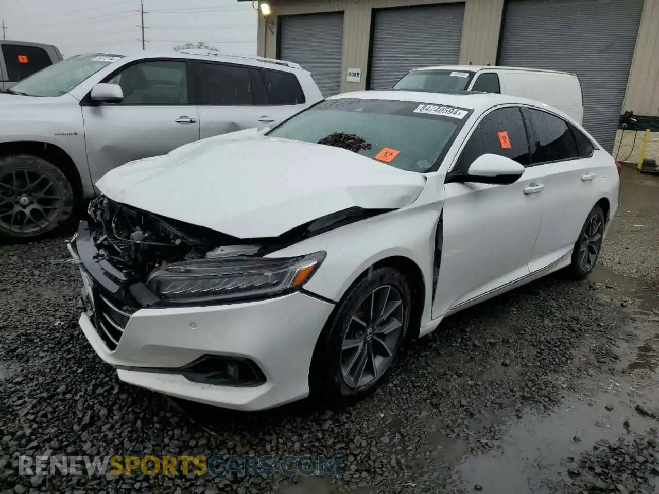 1 Photograph of a damaged car 1HGCV1F59MA084764 HONDA ACCORD 2021