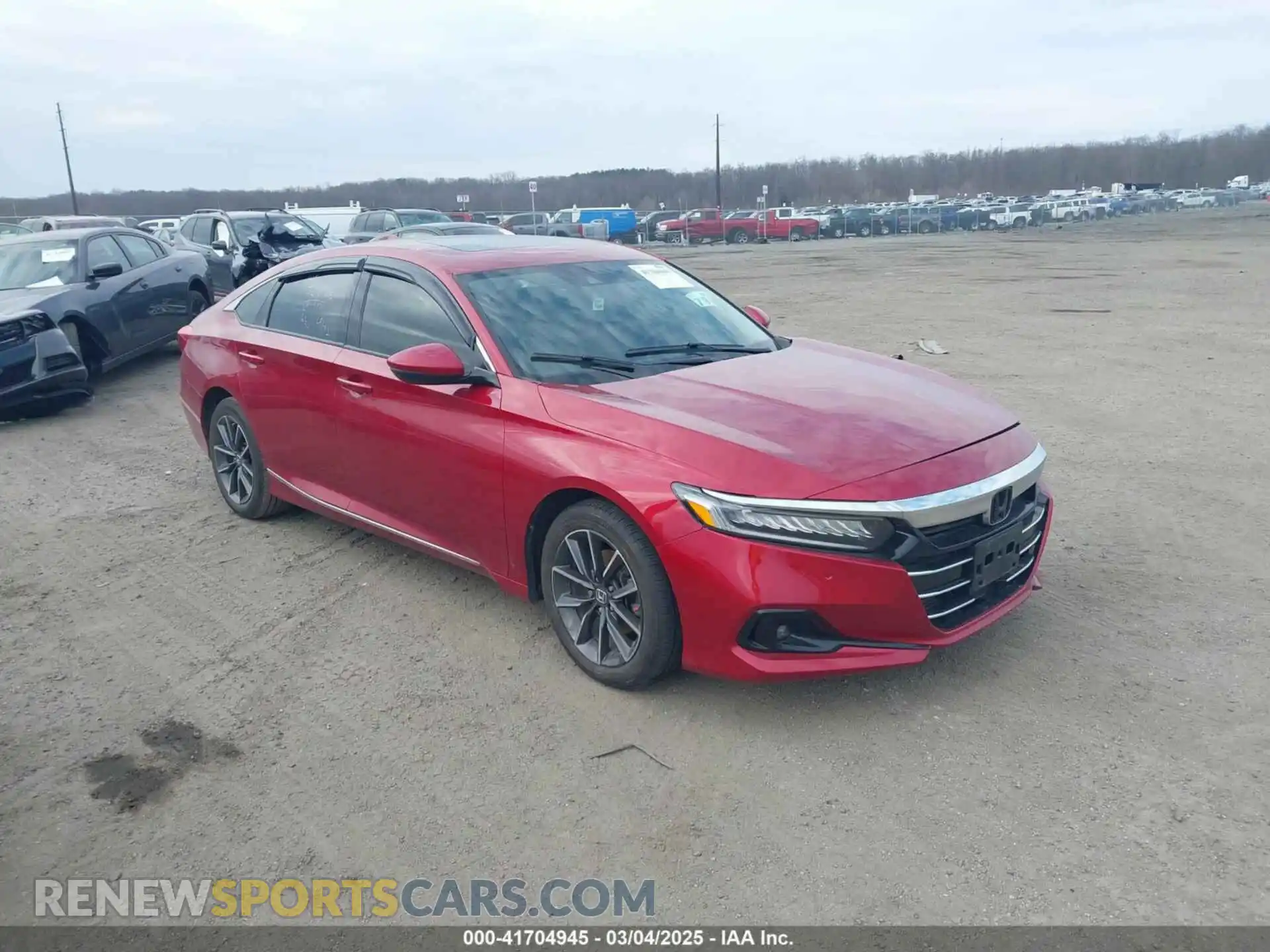 1 Photograph of a damaged car 1HGCV1F5XMA034696 HONDA ACCORD 2021