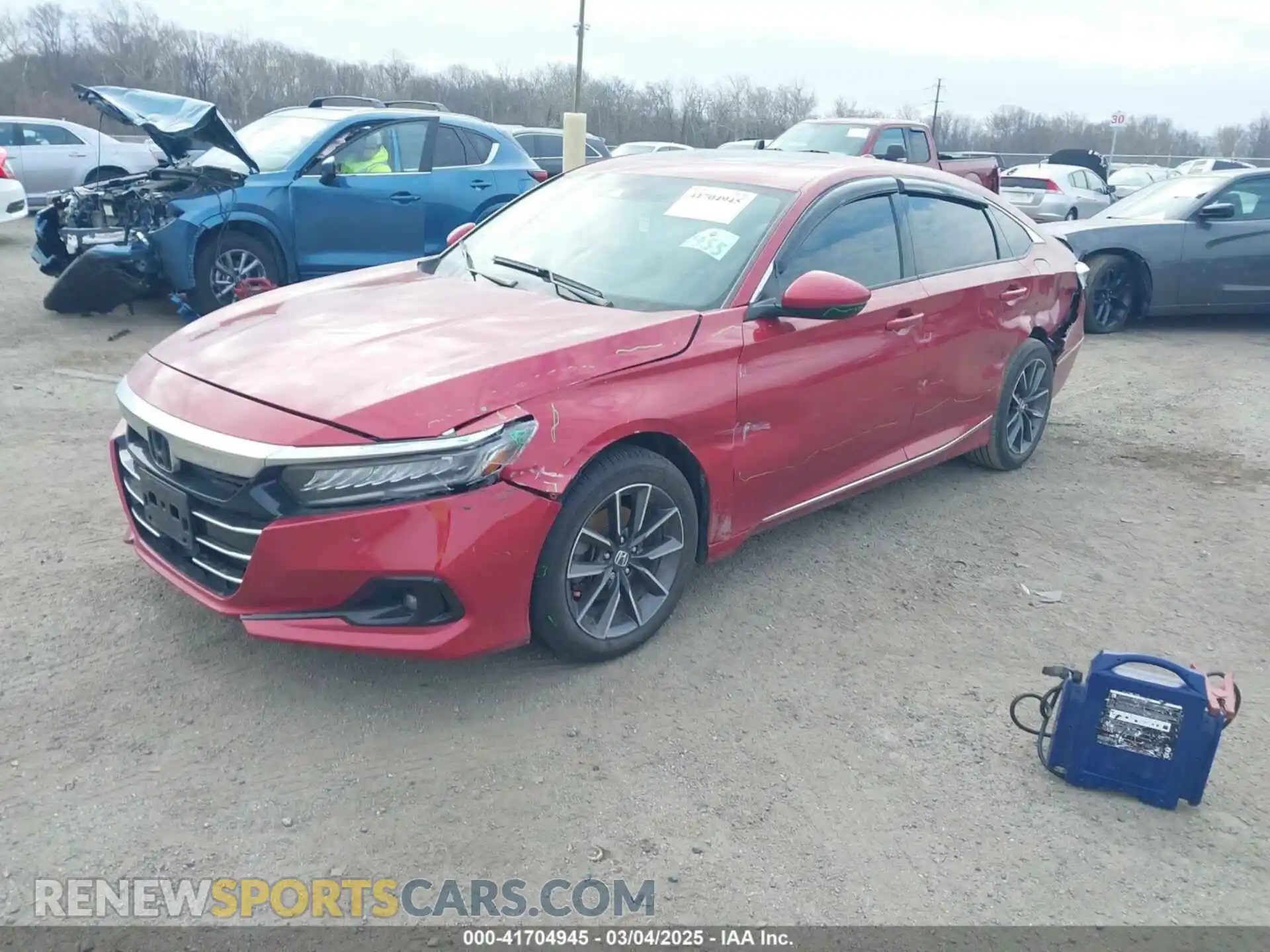2 Photograph of a damaged car 1HGCV1F5XMA034696 HONDA ACCORD 2021