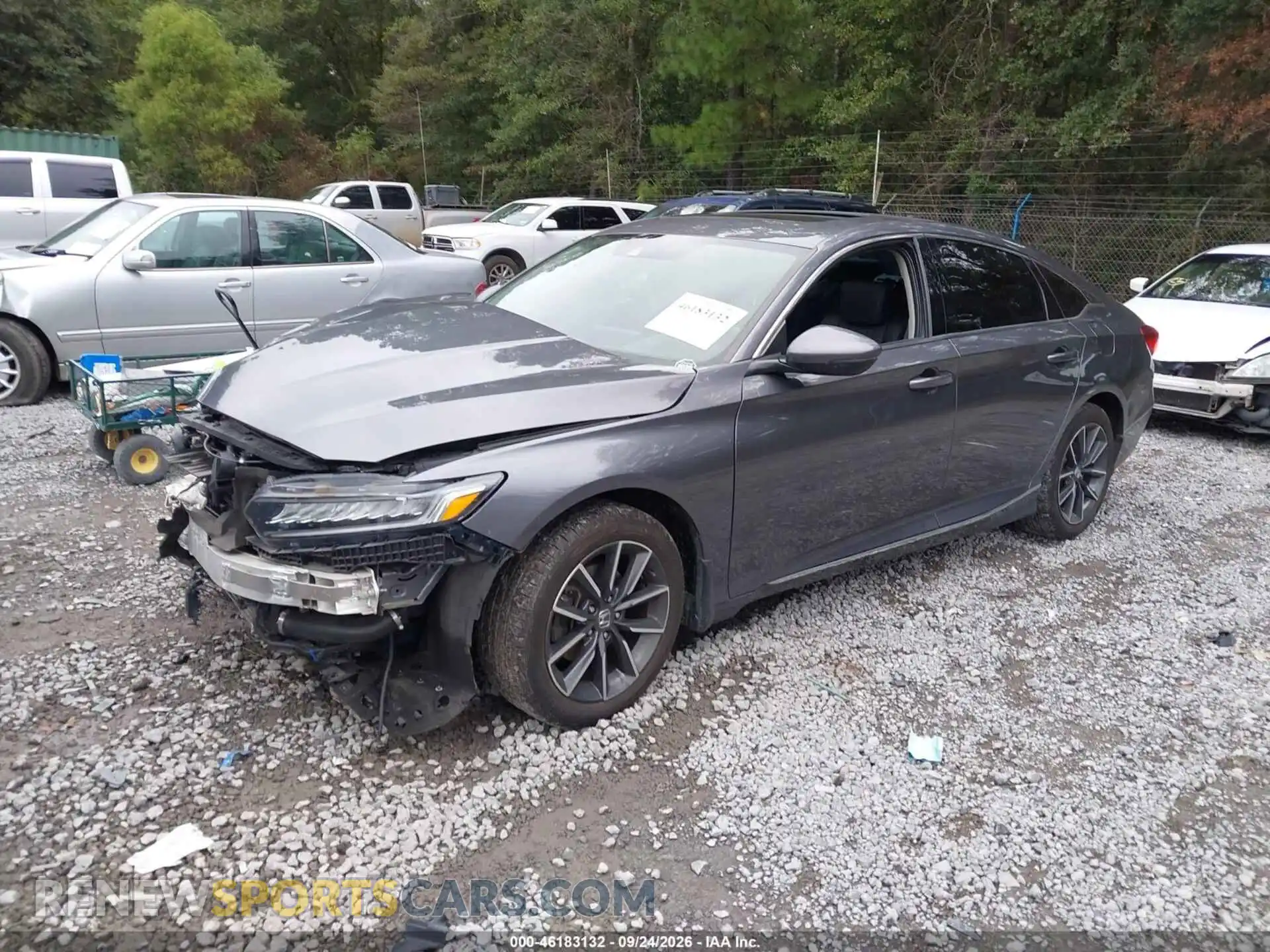 2 fotografías del automóvil dañado 1HGCV1F5XMA049554 HONDA ACCORD 2021