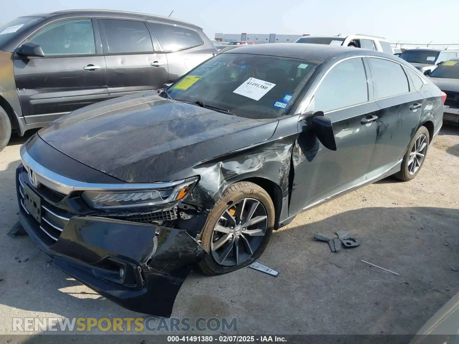 2 Photograph of a damaged car 1HGCV1F5XMA050669 HONDA ACCORD 2021
