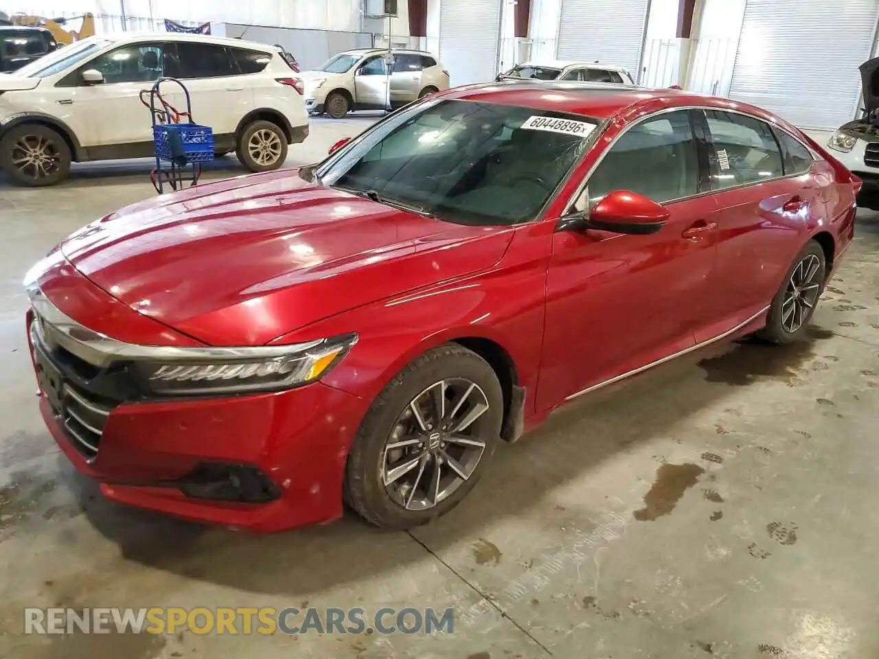 1 Photograph of a damaged car 1HGCV1F5XMA061607 HONDA ACCORD 2021