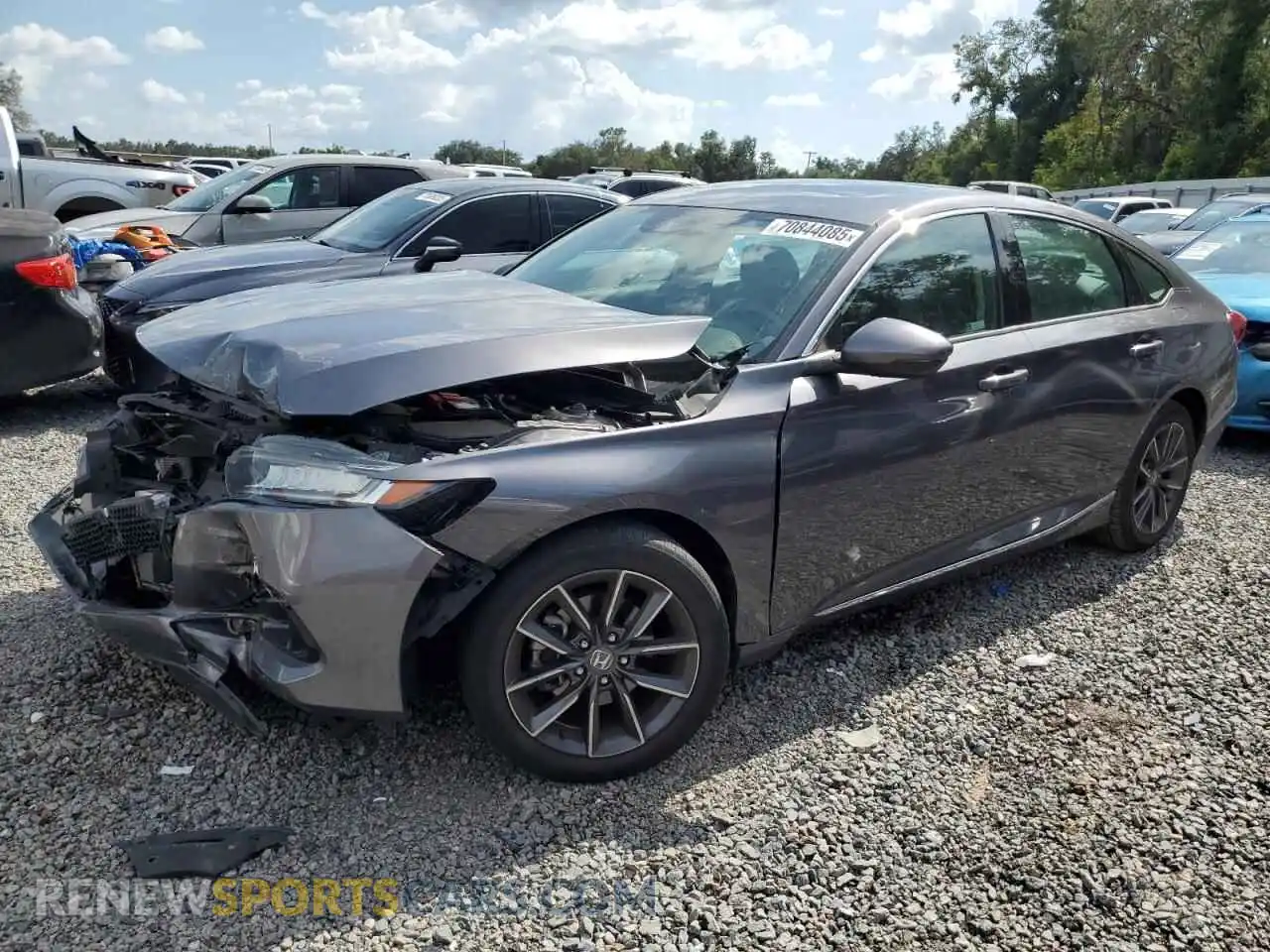 1 fotografías del automóvil dañado 1HGCV1F5XMA077242 HONDA ACCORD 2021