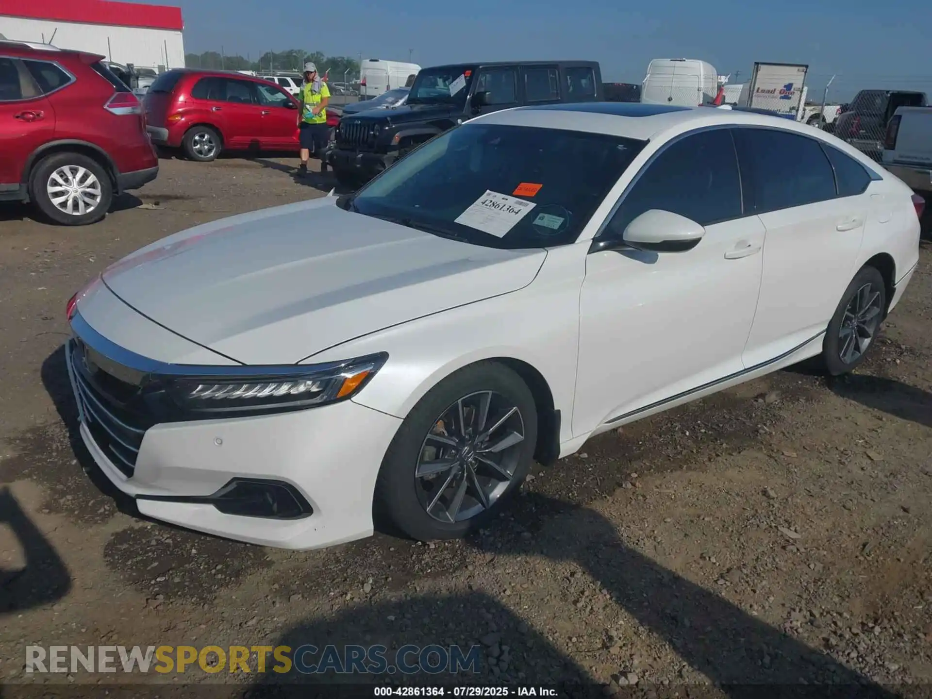 2 Photograph of a damaged car 1HGCV1F5XMA107050 HONDA ACCORD 2021