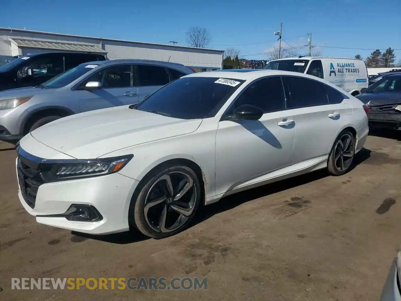 1 Photograph of a damaged car 1HGCV2F30MA000240 HONDA ACCORD 2021