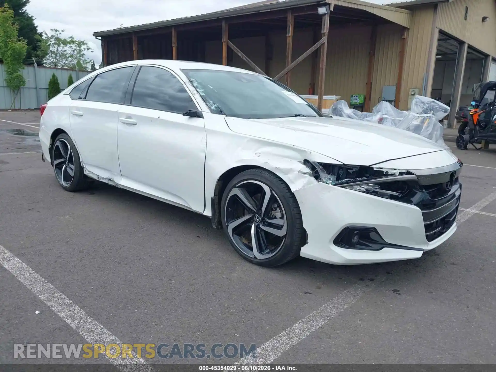 1 Photograph of a damaged car 1HGCV2F30MA000710 HONDA ACCORD 2021