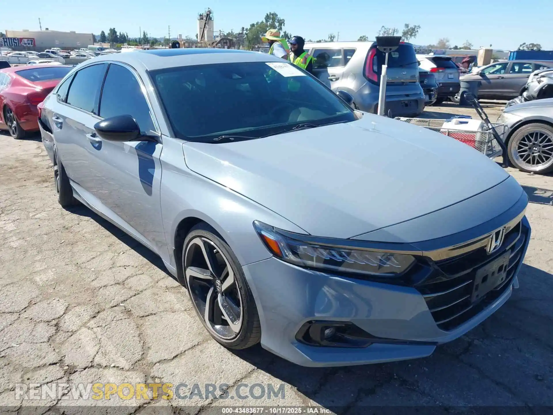 1 Photograph of a damaged car 1HGCV2F30MA009620 HONDA ACCORD 2021