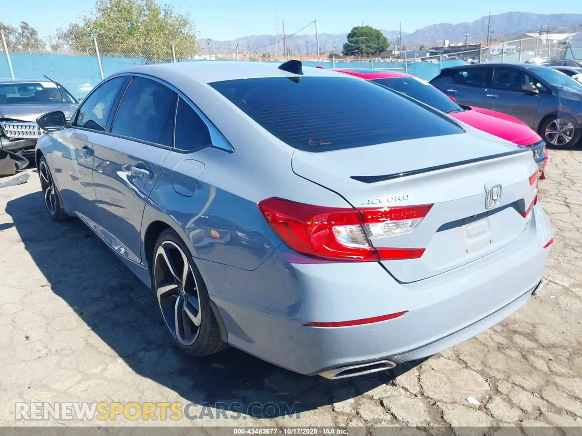 3 Photograph of a damaged car 1HGCV2F30MA009620 HONDA ACCORD 2021