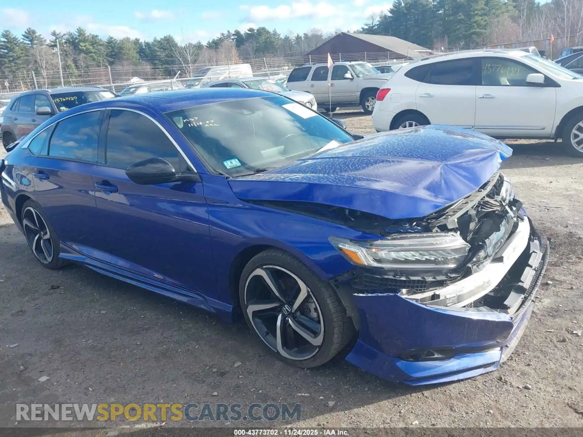 1 Photograph of a damaged car 1HGCV2F30MA018057 HONDA ACCORD 2021